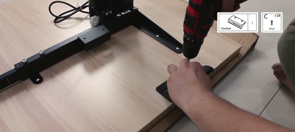 Step 10: Mount the handset