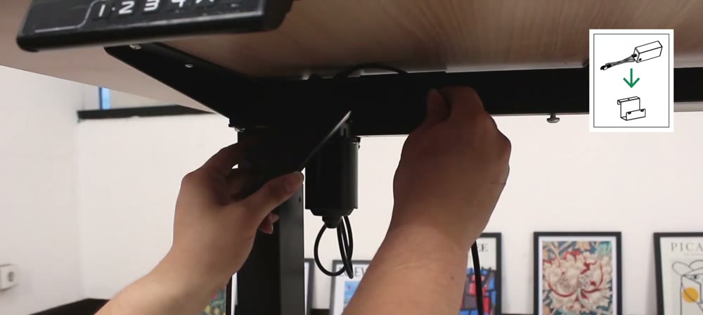 Step 13: Hang the power supply